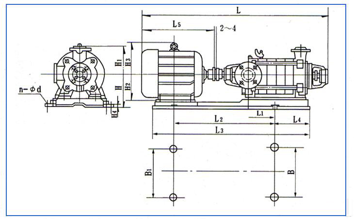 D、DG型臥式鍋爐給水離心泵